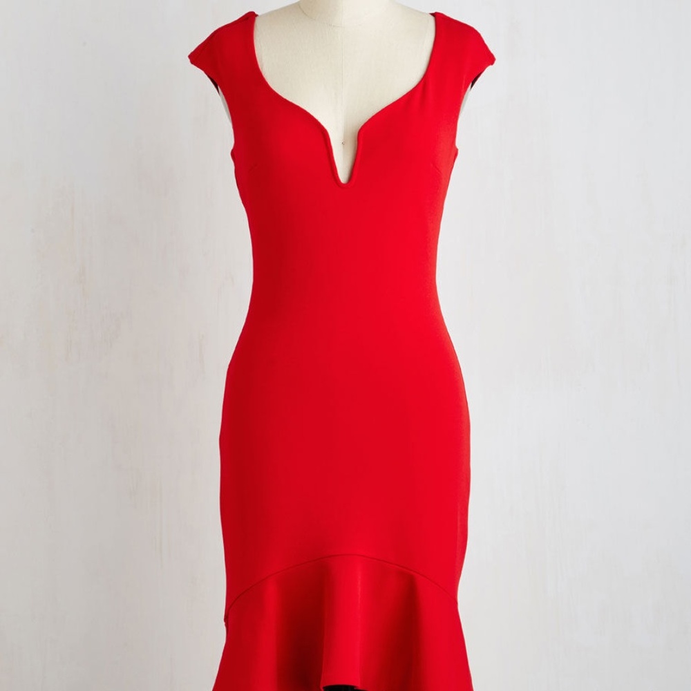 ModCloth Red Knock Out Dress NWT